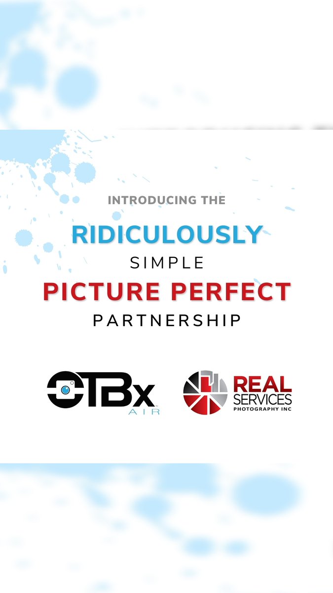 otbxair's tweet photo. They say a picture is worth a thousand words. Which is why we’re introducing our ridiculously simple partnership with @realservices to help you create the perfect picture. 📸  

Read the full press-release here! 👇

https://t.co/lAn6AmbfKR https://t.co/1kxHElPh66