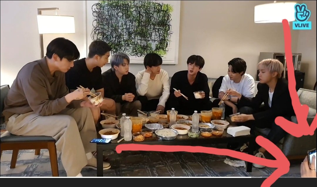 smcwright1's tweet photo. Not @BTS_twt staff trying to keep the app from crashing!! 🤣 #BTSBrokeVLiveWhileInNYC #BTSislife https://t.co/kgvDB4C3gO