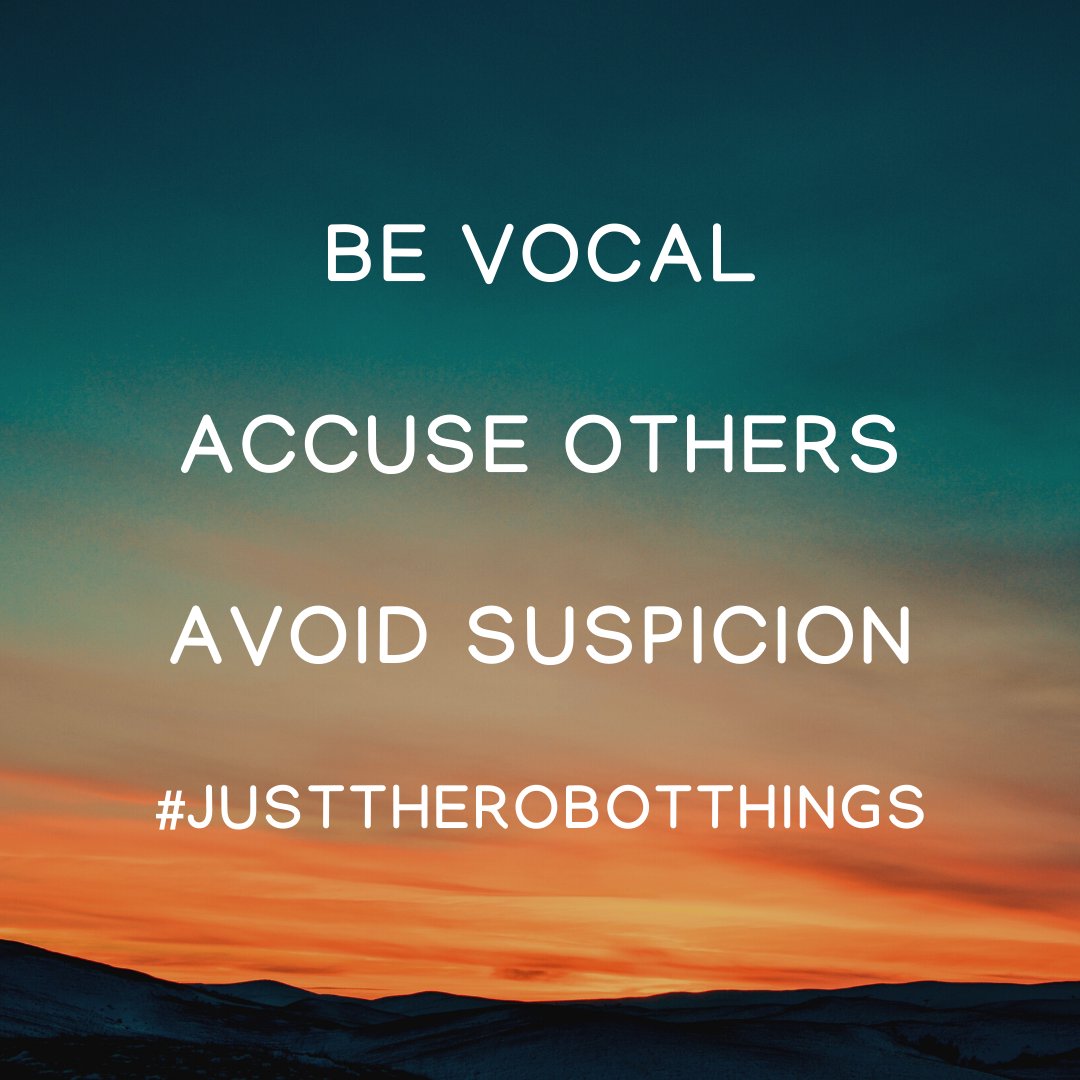 weplayontv's tweet photo. Just a few words of wisdom for all Robots to live by... #JustTheRobotThings 
#indiegame #gamedev #indiegamedev #socialdeduction #partygames #assimilate #funny #quotes https://t.co/xjOywMX86i