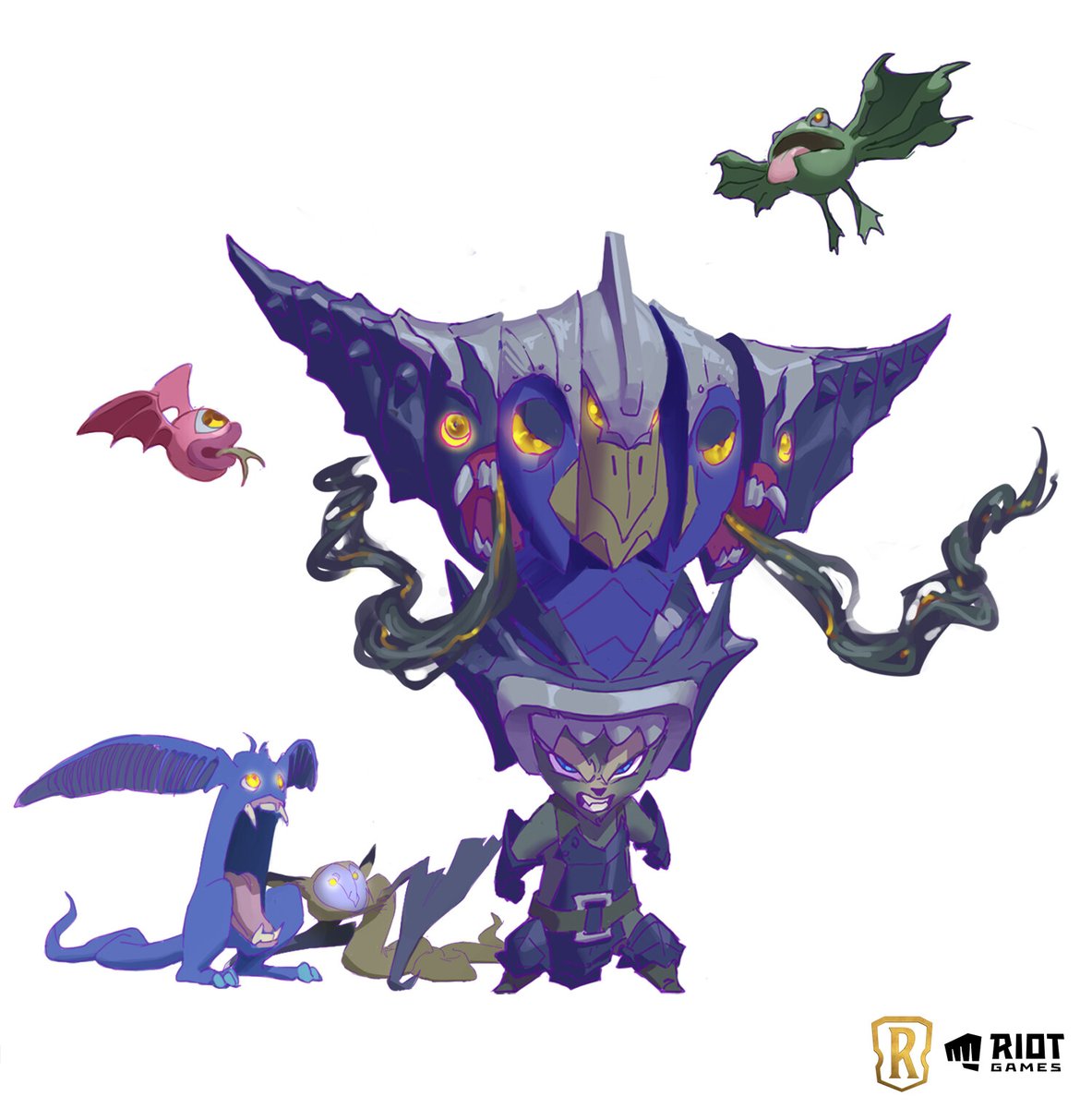 PlayRuneterra's tweet photo. "It is important, when assembling one's cabal, that each maniacal member brings something unique to the supervillain table. One of my fellows, for instance, has a lethal sense of style..."
- Excerpt from Ch. 4 of "How to be a Supervillain", by Lord Veigar https://t.co/RnnR6UGxb5