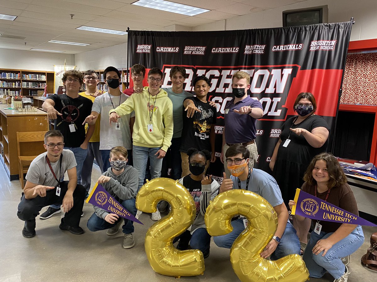 BHSCounselorsTN's tweet photo. Thank you @tennesseetech for meeting with some of our Cardinals today! #CollegeAppWeek2021 @BrightonHighTN https://t.co/DbKtphMEic