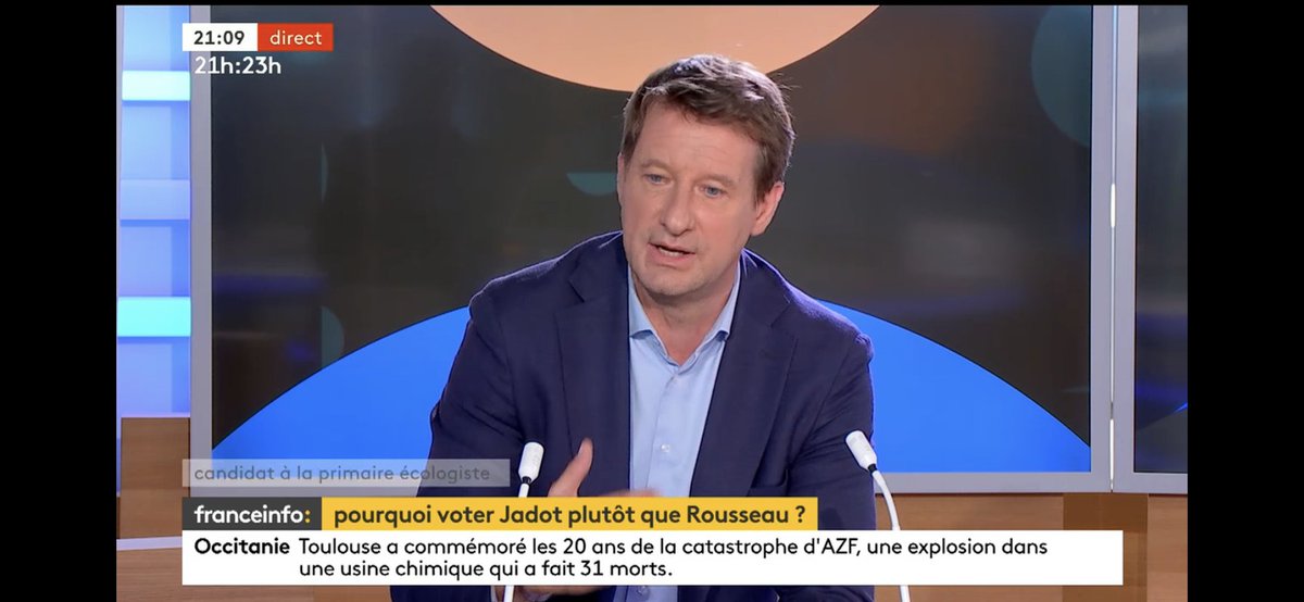 Il y a quelques mois j'ai tendu la main aux leaders de la gauche. Je porte cette volonté de rassemblement mais il doit se construire autour de l'écologie. Il va falloir faire tellement, lutter contre le lobbies. Ca ne peut se faire qu'autour des écologistes <a href="/yjadot/">Yannick Jadot</a> #2022lecologie