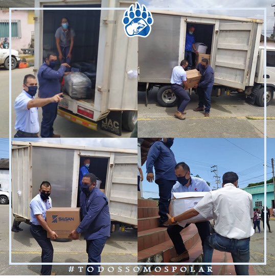 La #GarraTrabajadora sigue apoyando a nuestros hermanos que han sufrido por las lluvias en el país. 
En esta oportunidad, #VoluntariadoEP hizo entrega d más de 2 toneladas d alimentos al centro de acopio para los afectados por lluvias en Morón. ¡Aquí estamos y aquí seguimos! 💪🏽🇻🇪