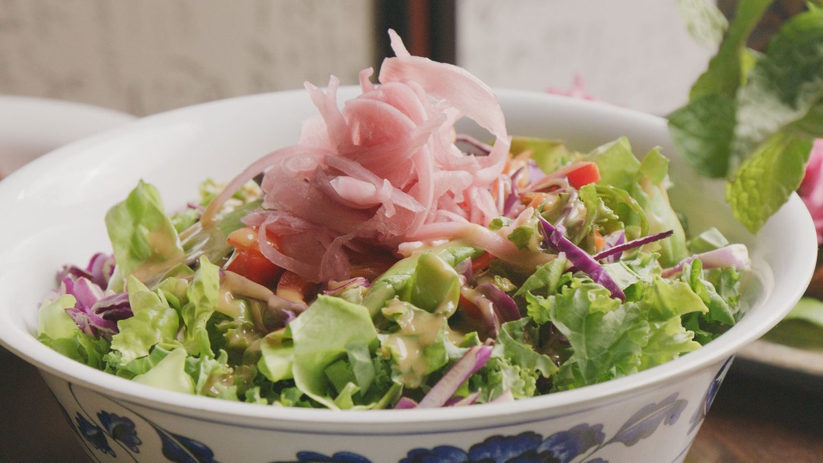 bluedreamcurry's tweet image. 🍃🍃🍃 😍😍😍 Small Thai Salad (V)