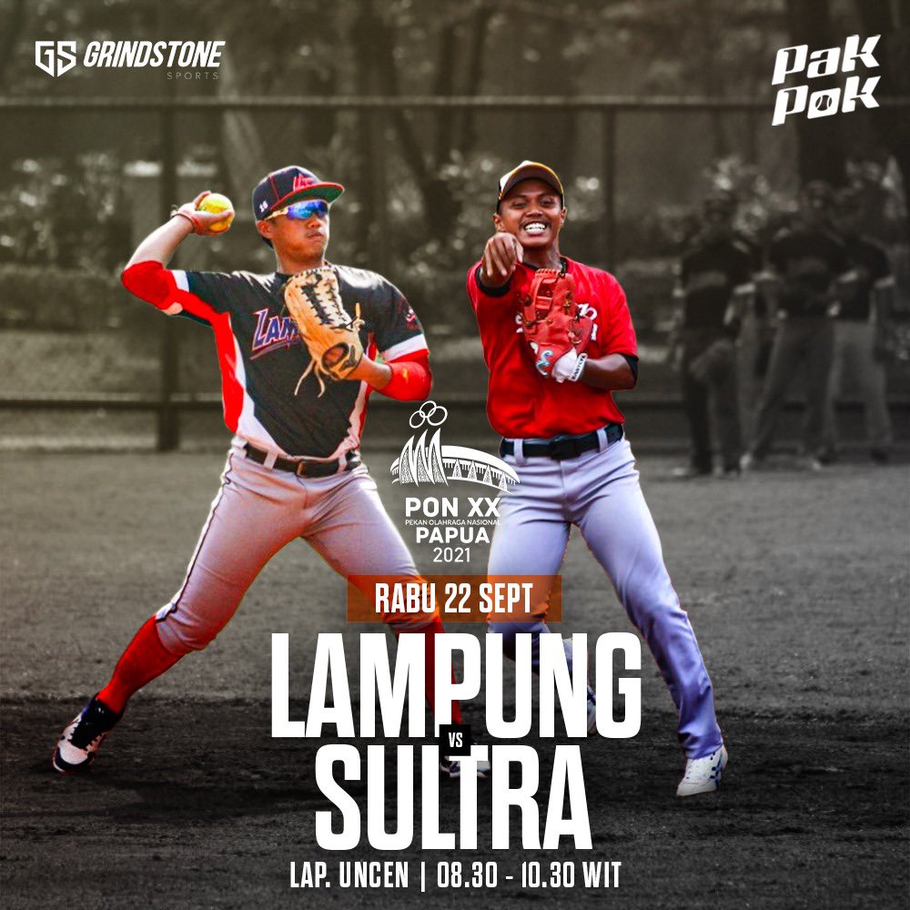 PakPokID's tweet photo. Big Match! Pertandingan pertama PON XX dilaksanakan di cabor softball putra dengan mempertemukan juara PON 2016 Sultra melawan juara Pra PON 2019 Lampung pukul 08.30 WIT
Pertandingan yang dilaksanakan di lapangan Agus Kafiar, UNCEN disiarkan di YouTube #PakPok #Indonesia https://t.co/up2Cy7FFAn