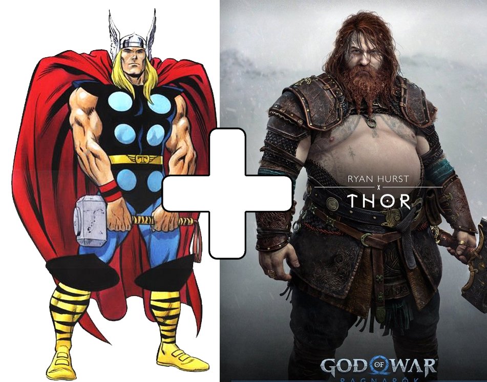 Daily FanArt on X: ‣ Thor ˃ God of War: Ragnarok ············ Source:    / X