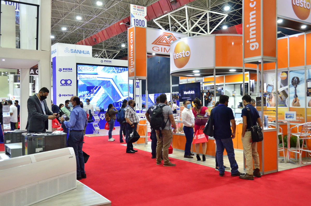 cintermexmty's tweet photo. HOY INICIÓ @ahrexpomexico, asiste y forma parte de la reactivación de la industria del HVAC&R.
Del 21 al 23 de septiembre 2021 en #Cintermex
¡Te esperamos!
#visitantesresponsables #eventosresponsables #ahr #ahrexpo https://t.co/7Y0BsMgxcQ