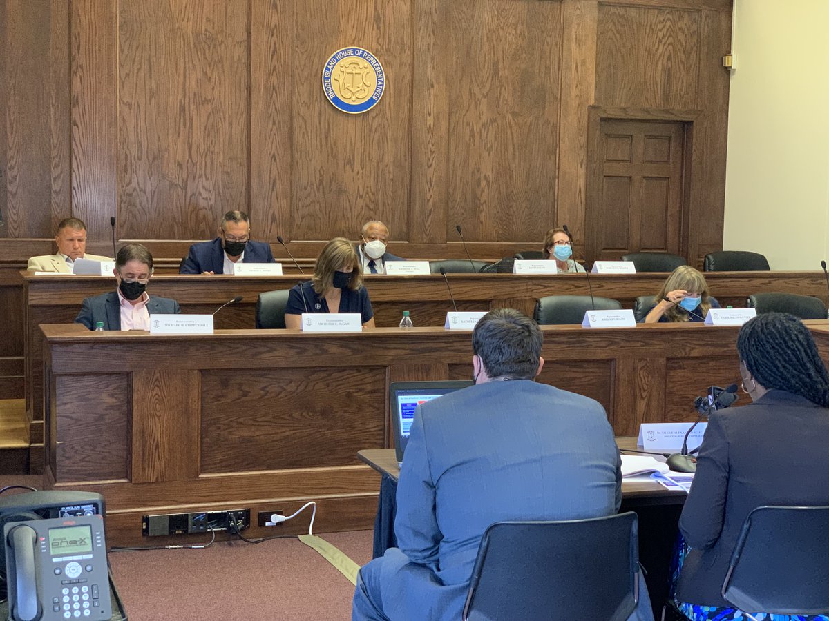 RIHouseofReps's tweet image. Today, the House&apos;s COVID-19 Vaccine Task Force, chaired by @RayHullRI, met to hear updates on the COVID-19 vaccine program and other COVID-19 related matters from Dr. Nicole Alexander-Scott, Director of @RIHEALTH and Dr. Philip Chan of RIDOH and @BrownUniversity.