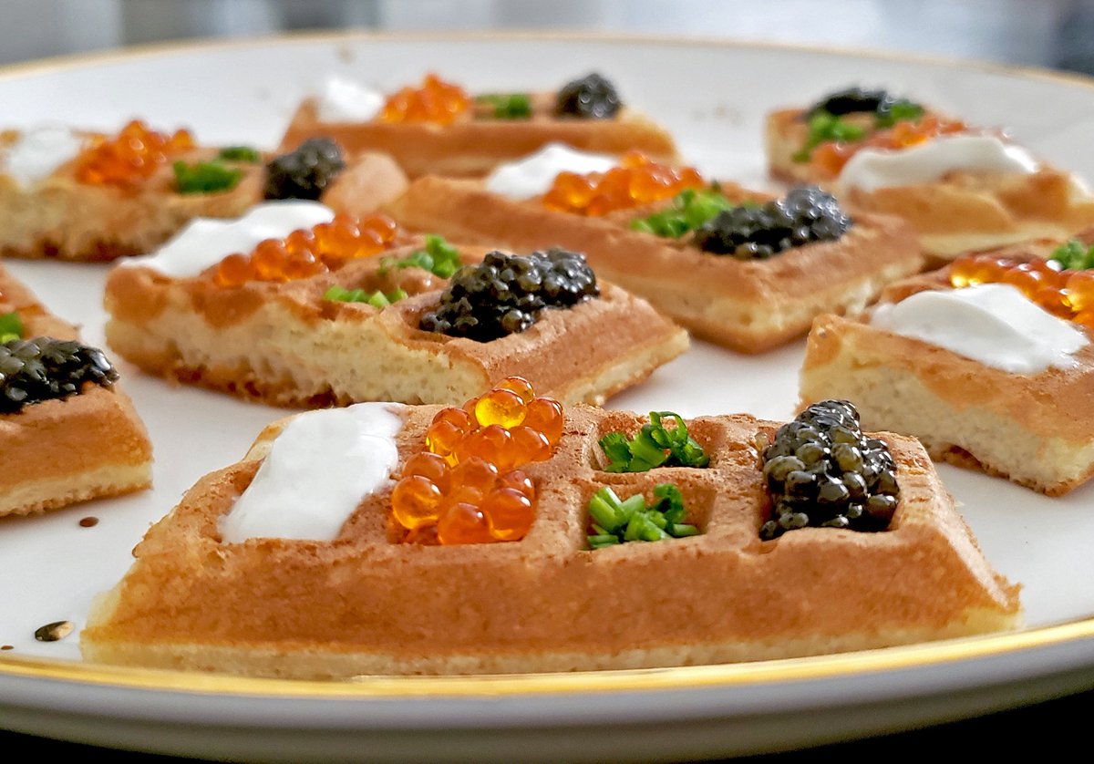 CAVIAR. WAFFLE. BITES. This month our #PassmoreCaviarClub members are getting a recipe card for this ultra-simple and oh-so-servable caviar-to-mouth delivery vehicle. A visually stunning little dish guaranteed to grab some attention at your next soiree! bit.ly/PASSMOREShop