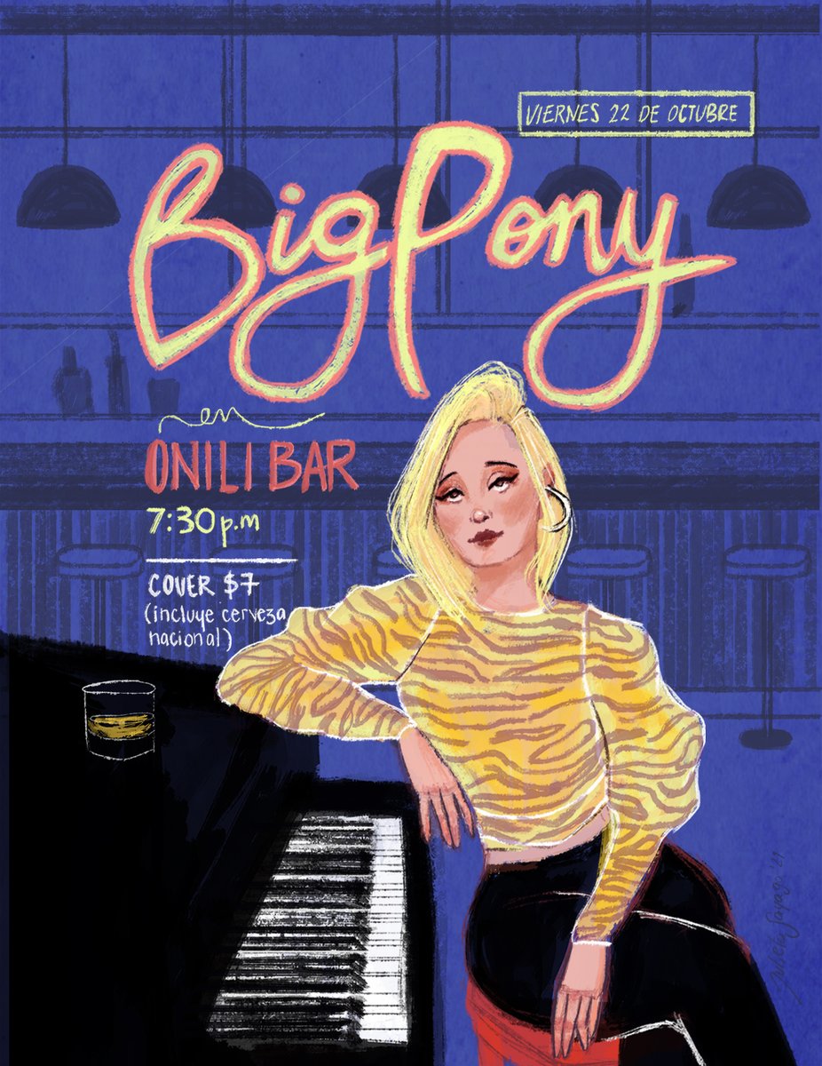 ⚡️Este mes de octubre voy a estar tocando finalmente mis canciones en formato acústico 🎹, compartiremos fecha junto a los talentosos de <a href="/klimt_v/">Klimt V</a> ⚡️

Fecha: 22 de octubre
Lugar: <a href="/onili_sv/">Onili</a>
Hora: 7:30 pm
Cover: $7 (Incluye cerveza nacional)

Hermosa ilustración por Julisa Yago ❤️