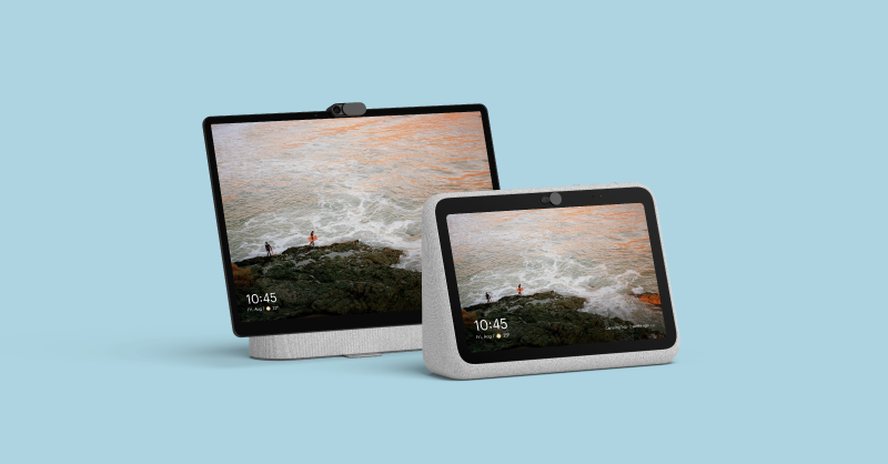 Qualcomm's tweet photo. .@Facebook launched two new video calling devices based on our #IoT platform. The new Facebook Portal+ features a stunning 14” tilting HD display and Smart Camera, and the portable Facebook Portal Go delivers long-lasting battery and hands-free entertainment anywhere in the home. https://t.co/CRmcj0pY6T