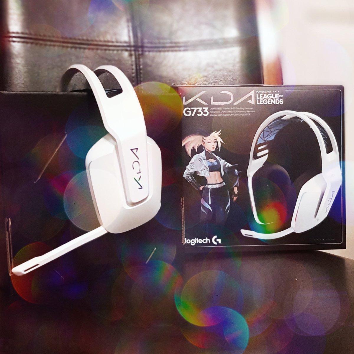 SheilannO's tweet image. New headset has arrived! @LogitechG #logitechG733 #KDA #legendoflegends #gaming #gamingheadset
