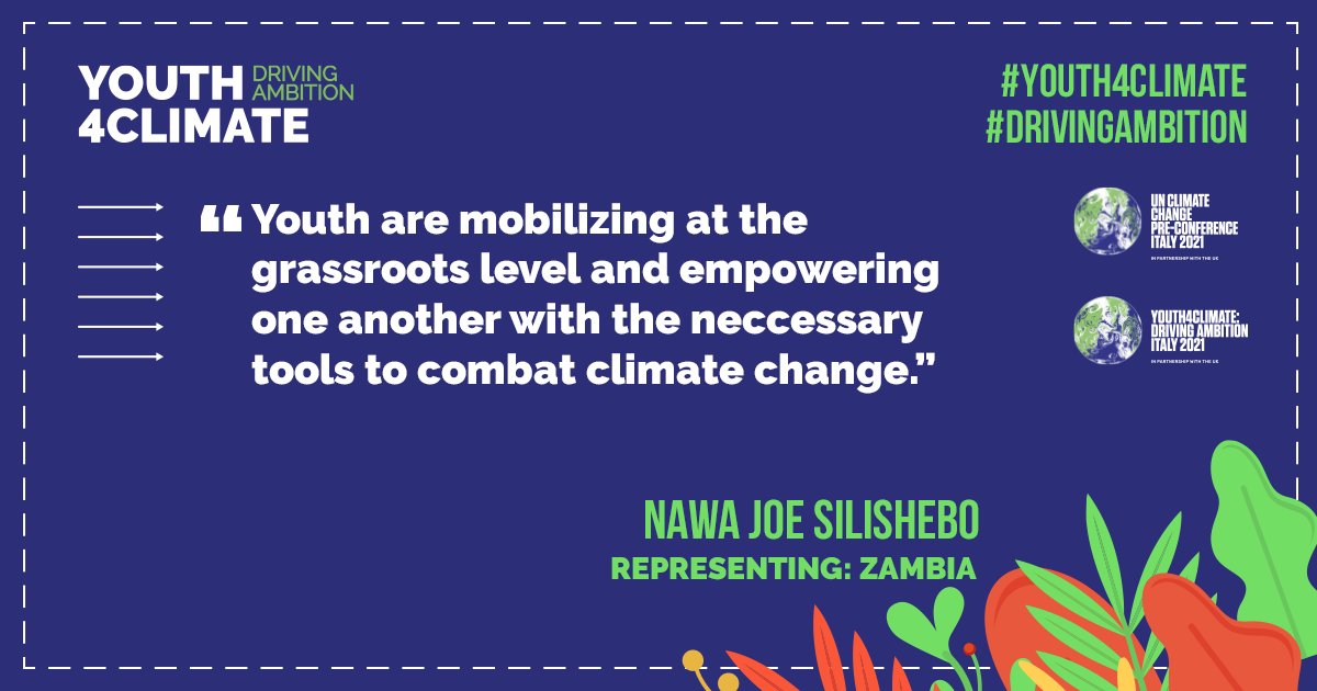 Connect4Climate's tweet image. .@nawa_joe's right: when it comes to building a Climate-Conscious society and galvanizing action, youth are leading the way! 💪

We'll see what the 400 youth delegates 🌎🌍🌏 to #DrivingAmbition come up with in just a week's time! 👀
