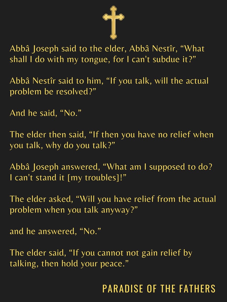 + It's tempting to speak sometimes, even when inappropriate. Often we do it anyway (I know I have). Speaking out about troubles or people or incidents that upset us rarely *actually* solves anything, but the negative effects of our speech are often highly damaging.