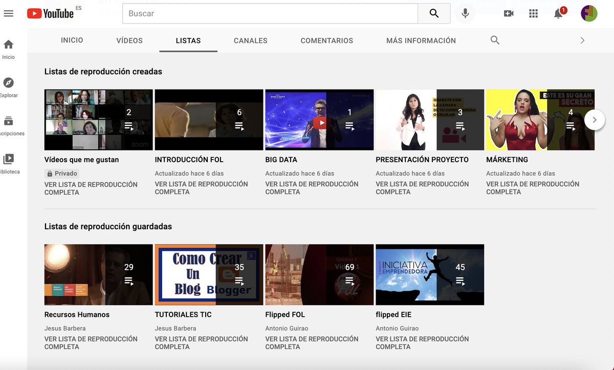 En <a href="/ANPROFOL/">anPROFOL</a> estamos creando listas de vídeos interesantes para #FOL y #EIE ¿Nos ayudas a completarla? 📽️📽️🎞️🎞️  #FolComparte   youtube.com/channel/UCDgFZ…