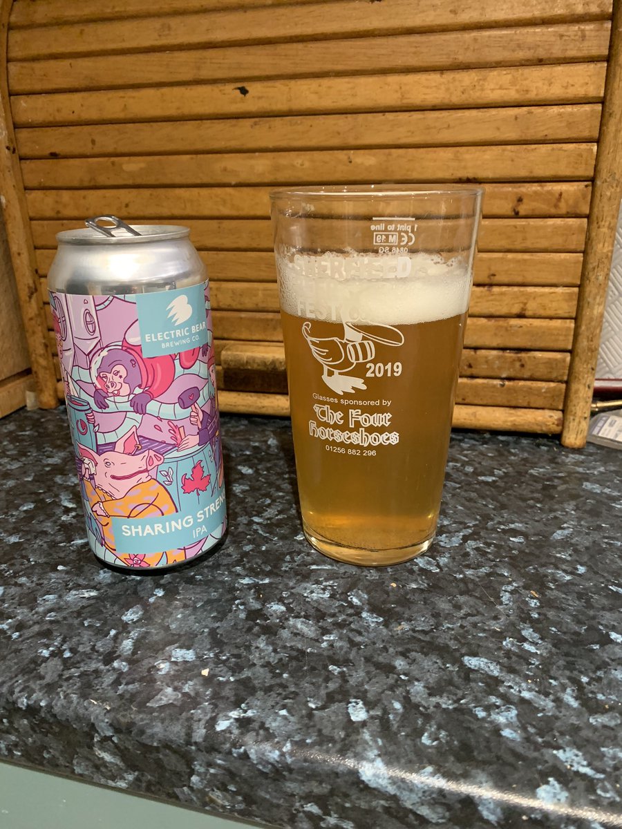 Enjoying @ElectricBearUK 7% good job I’m not working tomorrow