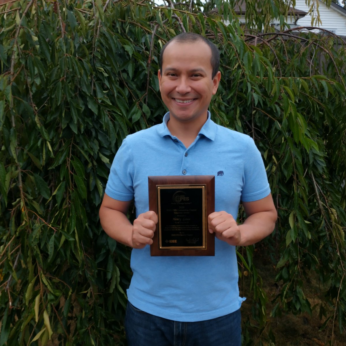 Received my plaque for the 2020 #IEEE PES Seattle Section Outstanding Educator of the Year! In recognition of my contributions to off-grid electrification education. Very honored! <a href="/SeattleUECE/">SeattleU Electrical and Computer Engineering</a> <a href="/ieee_pes/">IEEE Power & Energy Society</a> <a href="/seattleu/">Seattle University</a>