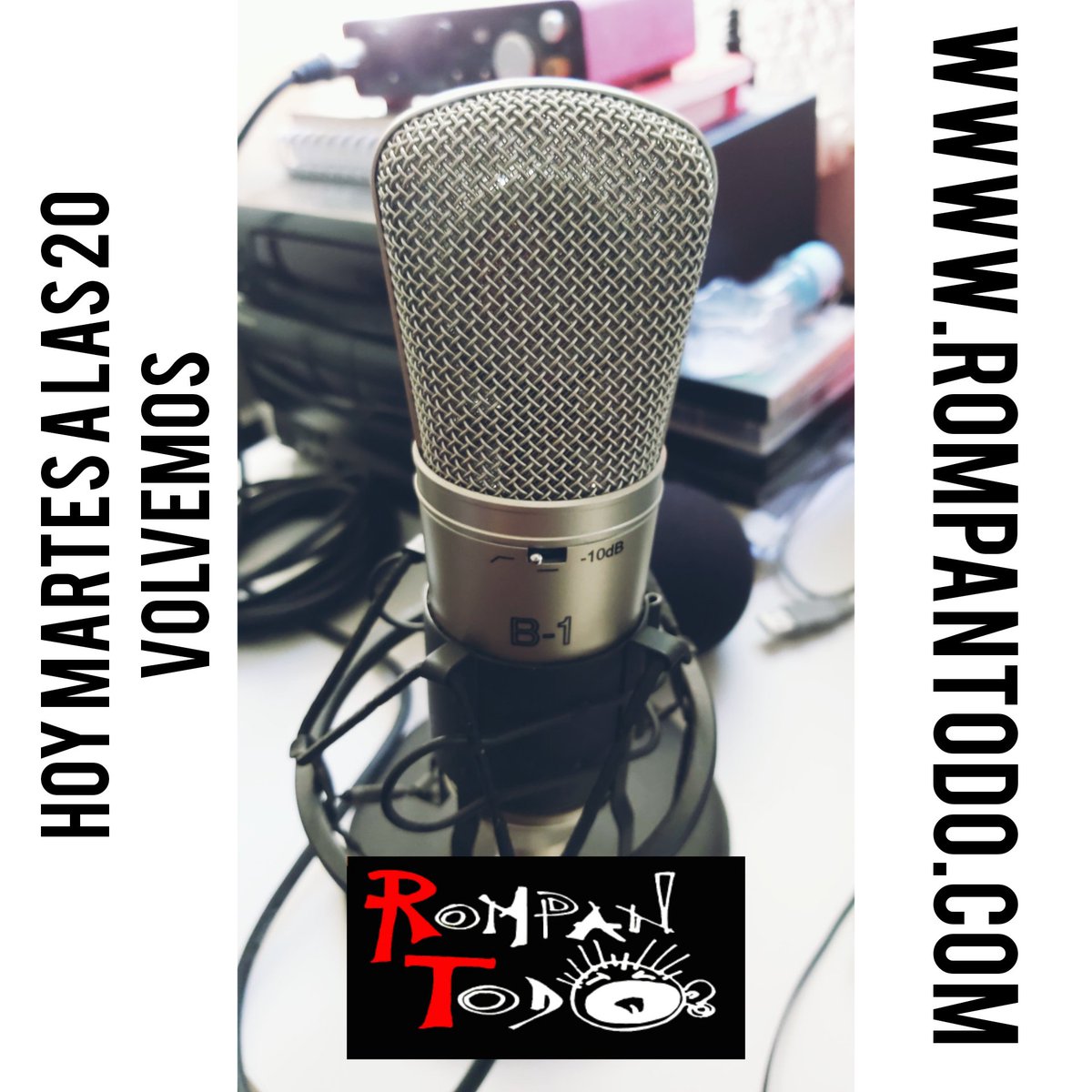 Hoy 20hrs x rompantodo.com 
<a href="/FTerioro/">Franco D. Terioro</a> <a href="/delmolino893/">Del Molino 89.3 FM</a> <a href="/RTUruguayo/">RT Producciones</a>