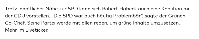 DavidForFuture's tweet image. Sollte eine Koalition mit der #CDU RRG vorgezogen werden dann käme das einem Verrat an den Wählern gleich. Alle sind sich einig, dass die CDU endlich in die Opposition gehört.

Danke an Annalena #Baerbock, dass sie da im #Triell klare Kante gezeigt hat.