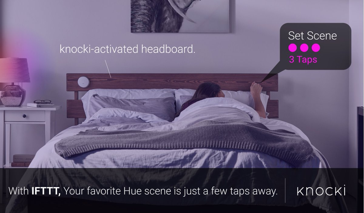 With <a href="/IFTTT/">IFTTT</a>, your favorite Philips Hue scenes are just a few taps away!  <a href="/tweethue/">Philips Hue</a>