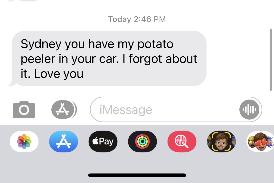 I've received a lot of weird texts in my life, but this one from my grandpa trumps them all