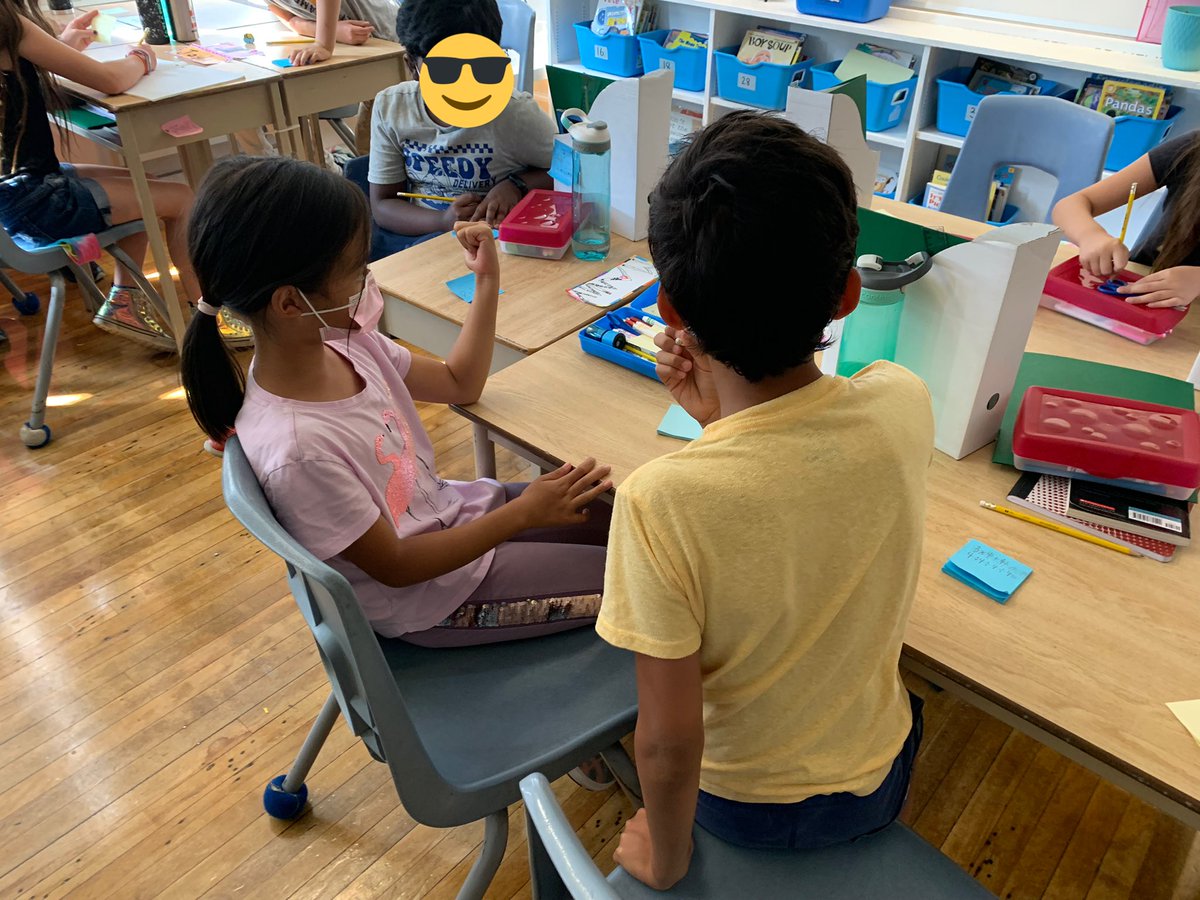 mrshaghani's tweet photo. Another math challenge today! How many numbers between 1 and 20 can you make using only four 4s and a variety of operations?  Ss persevered and worked together, stretching their minds. #growthmindset #mathchallenges @AllenbyPS_TDSB https://t.co/PID0z3oReI