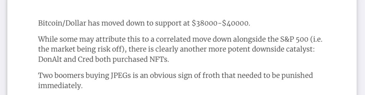 There you have it, the real reason crypto is dumping...all of these profile picture changes in 1 week was bound to have downside effects <a href="/RoundupCrypto/">TechnicalRoundup</a> <a href="/donalt/"></a> <a href="/CryptoCred/">Cred</a>