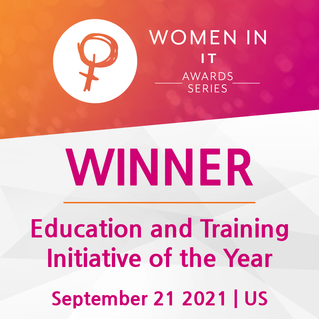 TechShopz Pandemic Pivot @TechGirlzorg wins Education &amp; Training Initiative. This initiative clearly understands the role #education, #mentorship &amp; access to like-minded peers plays in helping young girls stay #connected, despite potentially isolating side effects. #WITAwards