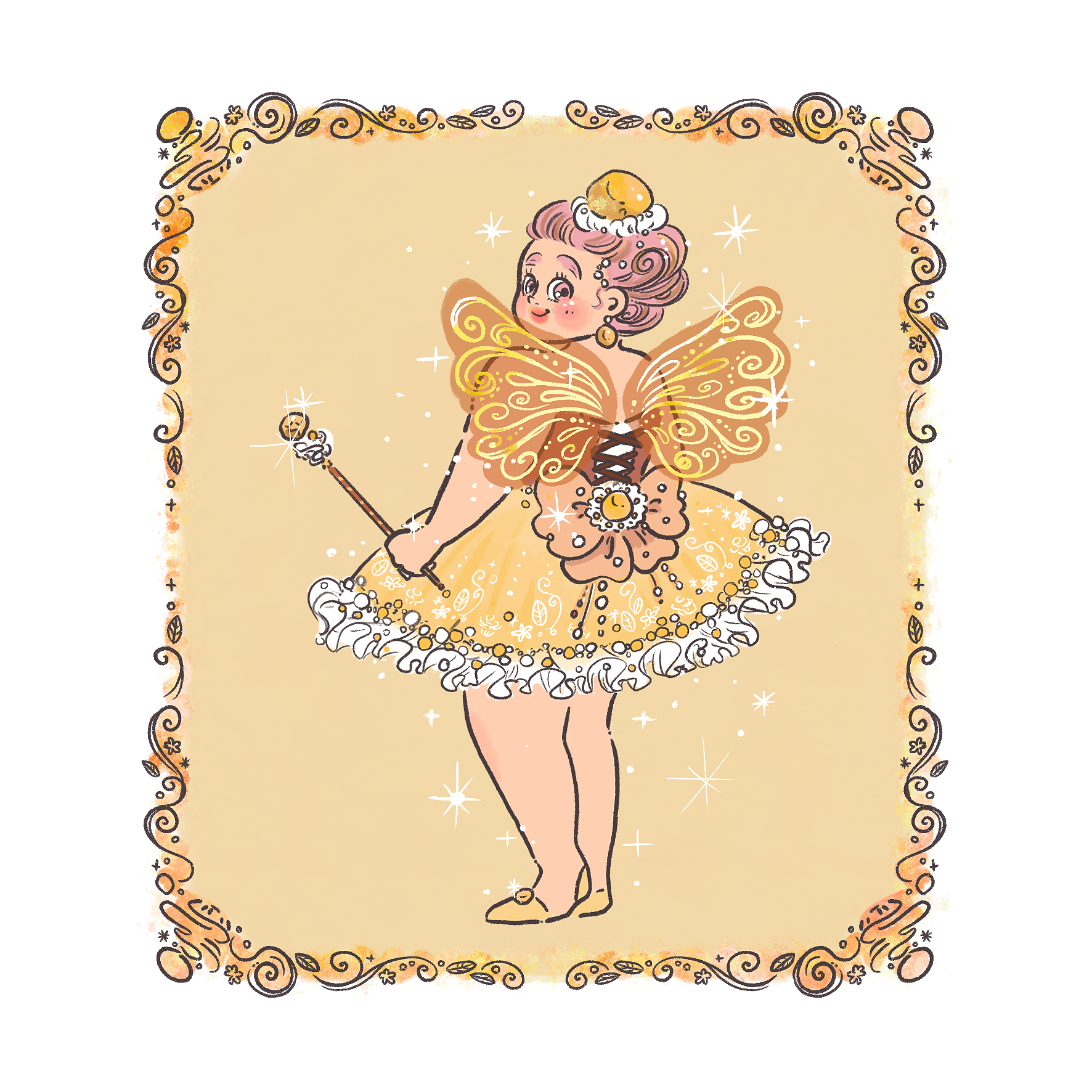 Twitter 上的 ぽちゃ日和 マロンモンブランの妖精 Chestnut Cream Cake Fairy ぽちゃ日和 イラスト好きな人と繋がりたい 絵描きさんと繋がりたい 絵師さんと繋がりたい 一日一絵 イラスト イメージドレス マロン モンブラン 栗 T Co