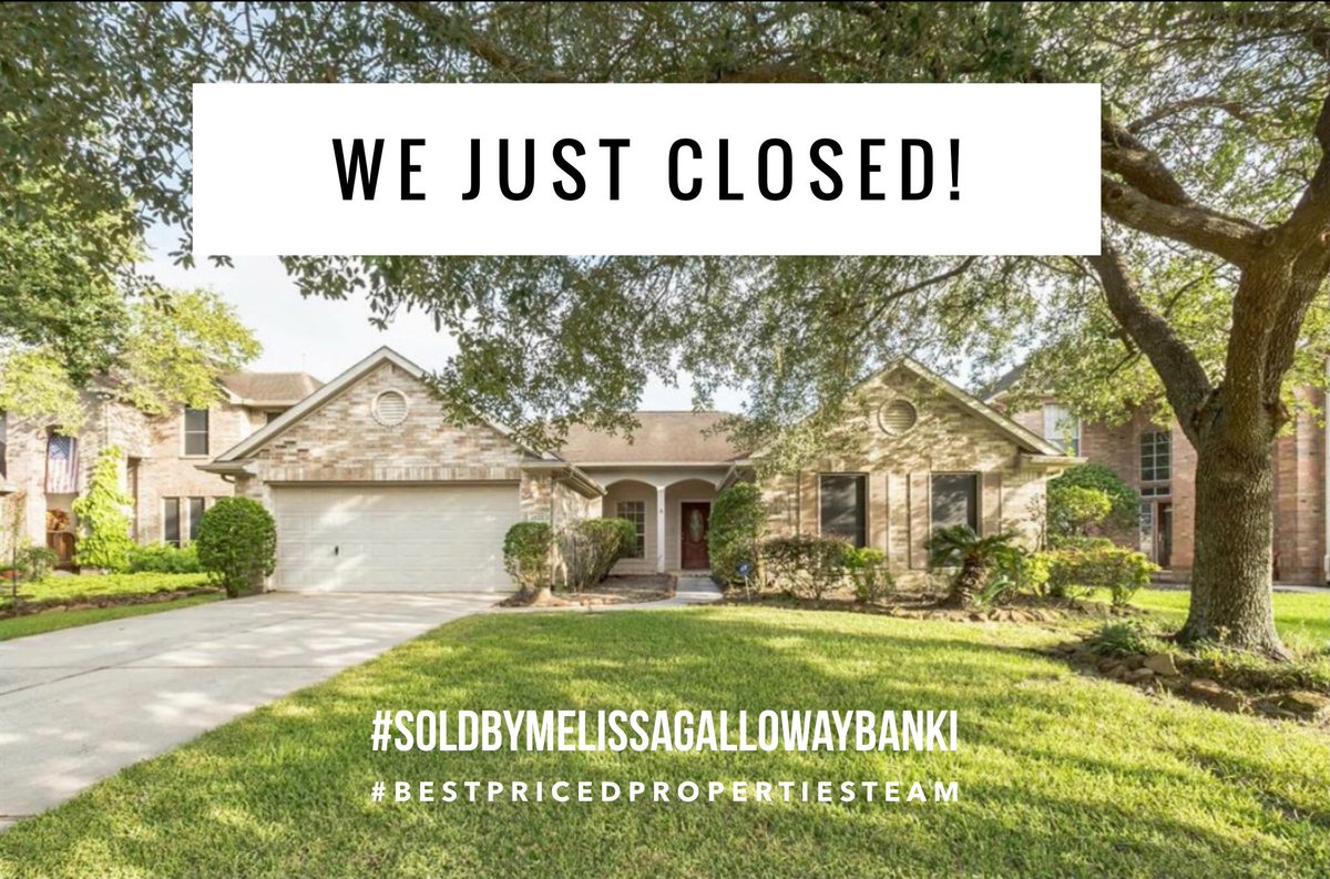We just closed in #HannoverForest! Also happy for the new property owners who relocated to #TX from CA. Congrats! Many blessings in your #newhome!#soldbymelissagallowaybanki #realtor #springtx #realestate