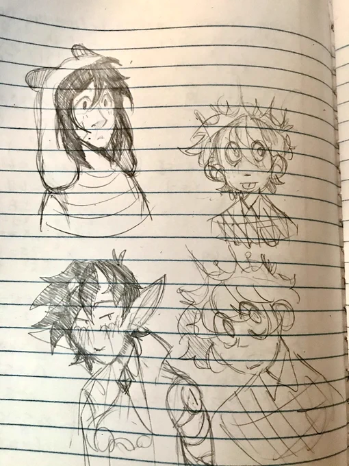 gnnn have some school doodles 