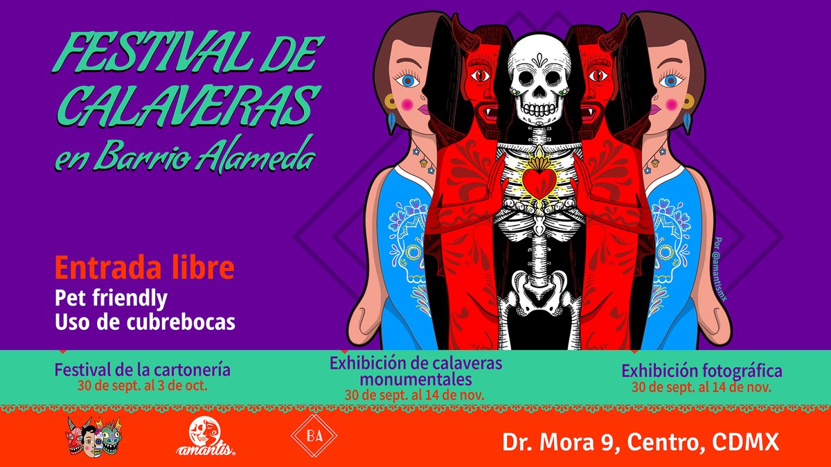 #Entérate | Llega la primera edición del #FestivalDeCalaveras a Barrio Alameda #CartonerosCDMX <a href="/BarrioAlamedaMx/">Barrio Alameda</a> #AmantisMx

popkinema.blogspot.com/2021/09/entere…