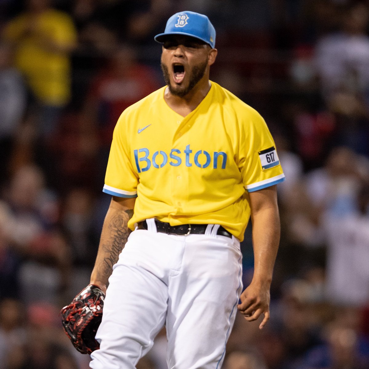 Will Boston Red Sox keep wearing yellow and blue uniforms during winning  streak? 'We have some smart people,' Xander Bogaerts says 