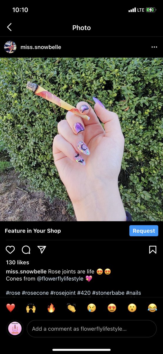 LoudeZue's tweet photo. Customer photo✨#rosejoints #rosecone #rose #420 #Luxury #girlblunt #flowers https://t.co/m0CLYi5c3c