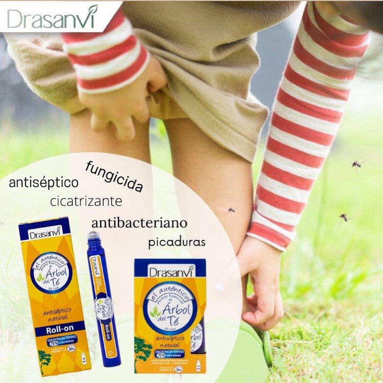 Este aceite es ideal para calmar el dolor y/o picor, aplicándolo, directamente, sobre la picadura (mosquitos, pulgas, medusas, etc.) y repitiendo la acción varias veces al día. 

⚠️El árbol de té, también, se puede usar para ahuyentarlos, echándolo sobre la piel expuesta