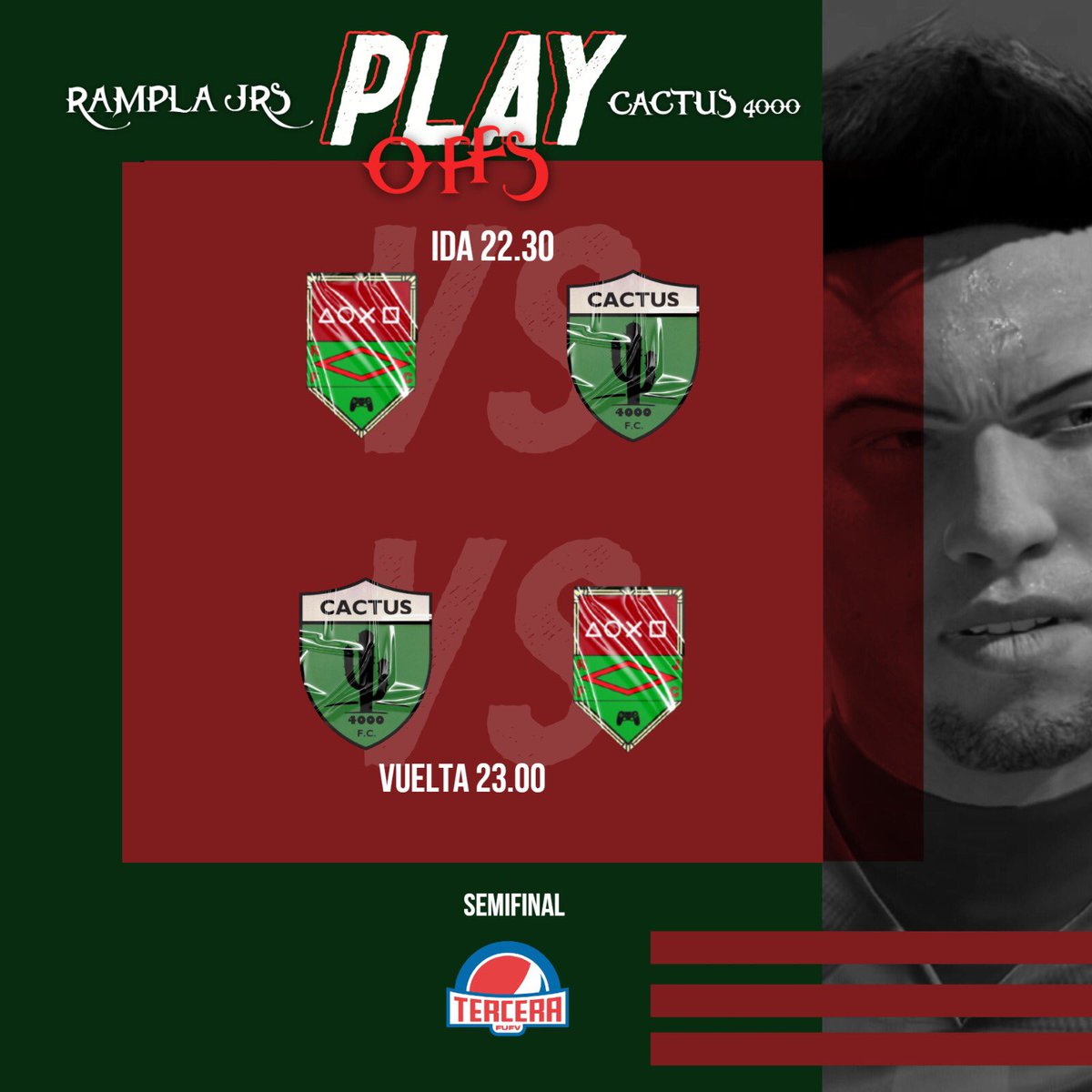 📌Hoy juega el #picapiedravirtual
 🔜Noche de Play-Offs.
🆚 <a href="/cactus4000/">cactus4000</a>