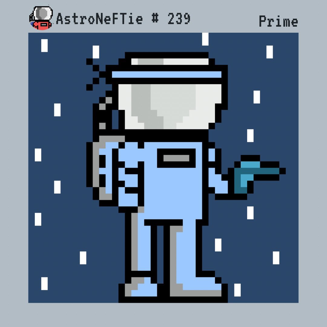 Time for an <a href="/AstroNeFTies/">AstroNeFTies.eth</a> Giveaway 👨‍🚀🚀

AstroNeFTie #239 will be given away to one you lucky people 🚀

To enter:
✅ Follow <a href="/AstroBigMo/">AstroBigMo.eth</a> 
✅ Like and RT
✅ Tag 3 Friends

Winner announced in 48 Hours 🚀🚀

#NFT #NFTGiveaways #AstroNeFTies #NFTCommunity