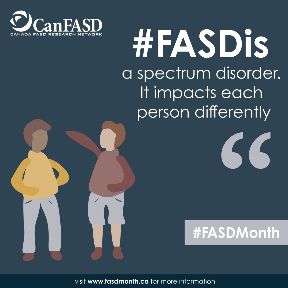 _ONWA_'s tweet photo. September is #FASDMonth.
#FASDis a spectrum disorder. It impacts each person differently.
Visit https://t.co/RC2DA96N1t for more information https://t.co/bcydktzifd