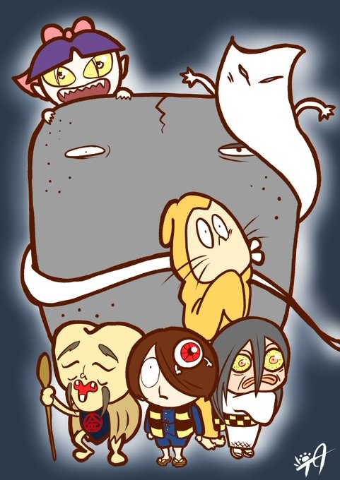 よく描きたくなるんですよねぇ〜
#ゲゲゲの鬼太郎 