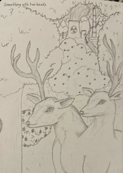 vkylinho's tweet image. Something with Two Heads. [ Sketch by @SadWithTwoAs, Recreated by Me ] 

If anyone has any artwork they want me to recreate in photoshop just send it to me and I'll try and get around to it.