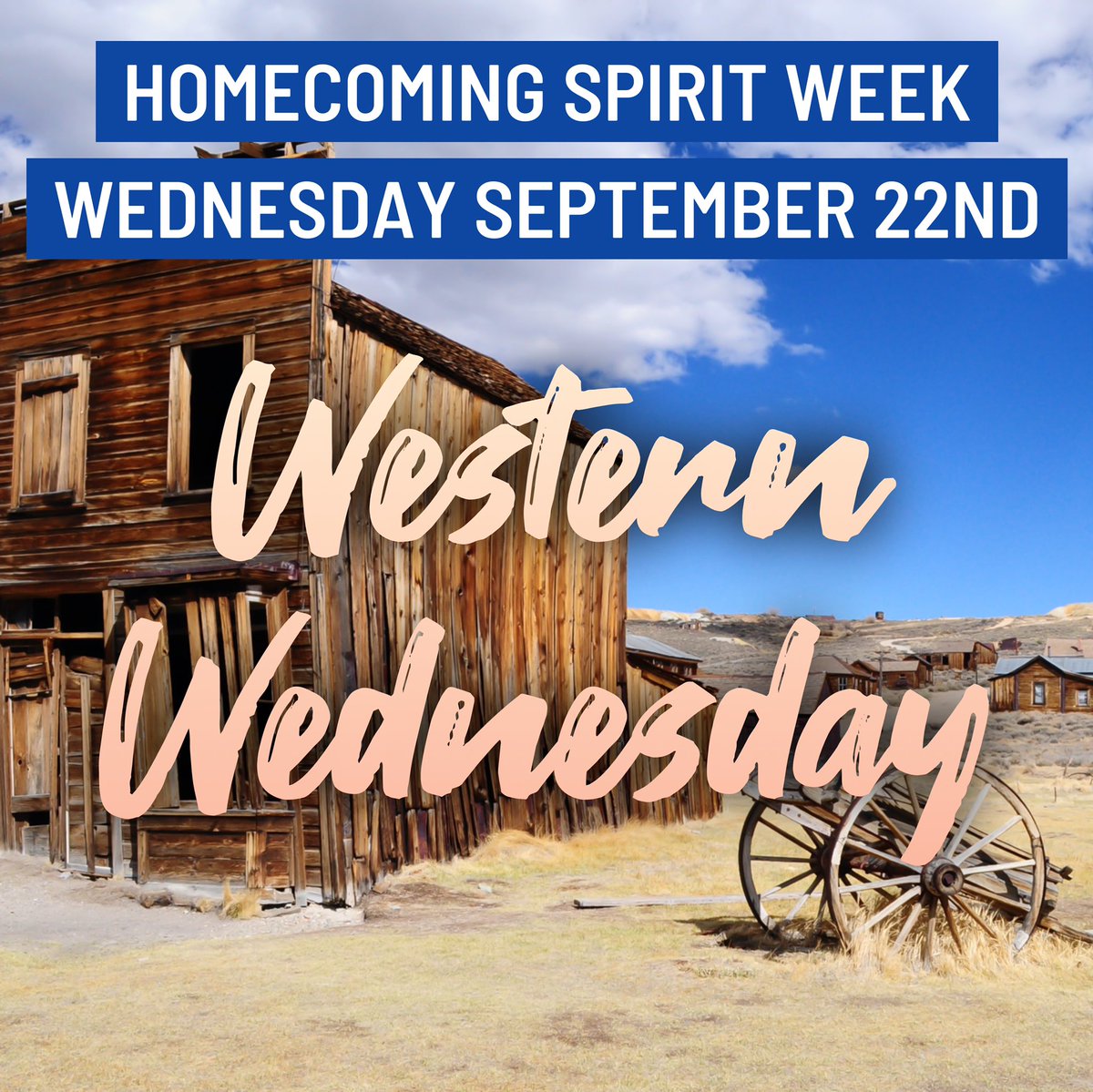 SoCoStuCo's tweet photo. Tomorrow’s Spirit Week Theme is WESTERN WEDNESDAY!!! 🤠 https://t.co/4Nd9k9NIFQ