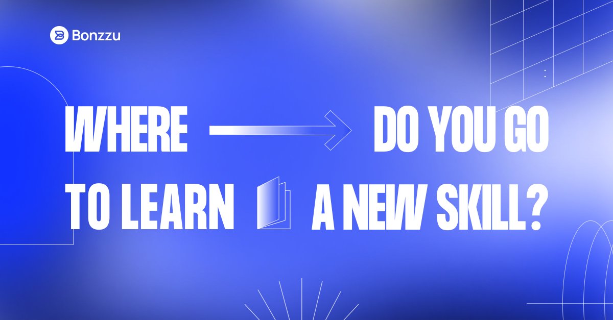 Bonzzu's tweet photo. Where do you go to learn a new skill? We want to know! Fill out our poll on Linkedin. https://t.co/jZ72zmejQG https://t.co/VC9DQpWSoC