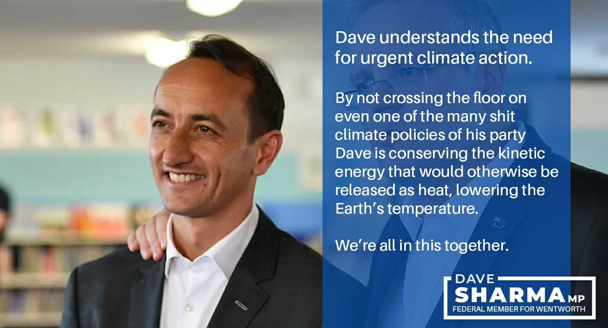 crikey_news's tweet photo. We're all in this together #climateaction #auspol #davidsharma 

📸 by @MitchellCitizen https://t.co/qB9cfmTbUJ