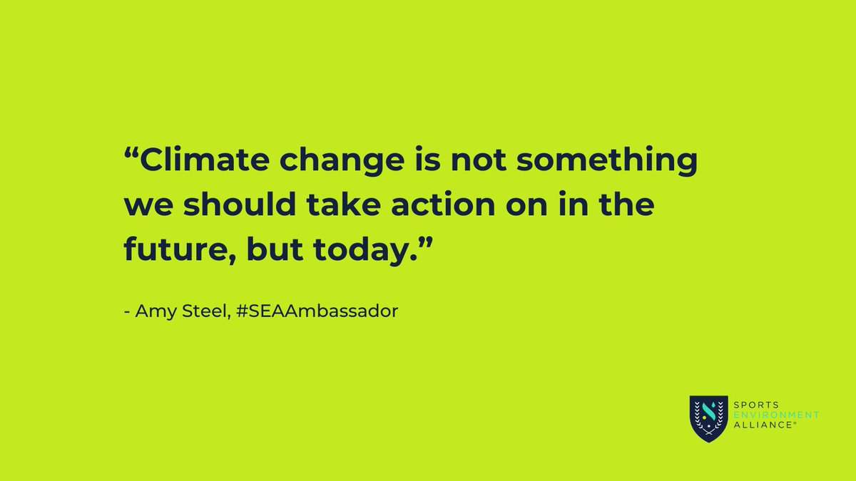 What is climate change, how does the science work, and how is it impacting the sport community?

Yesterday, #SEAAcademy session attendees had all these questions and more answered.

#NoPlanetNoPlay #SEA_theChange <a href="/amycsteel/">Amy Steel</a>