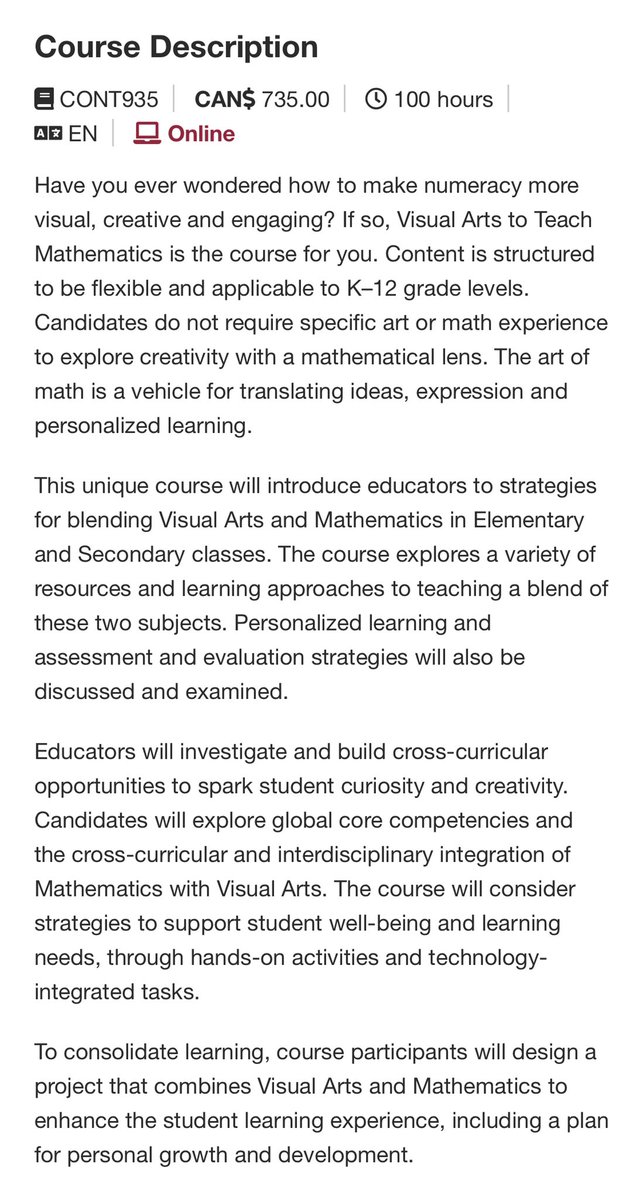 ArtOfMathEd's tweet photo. It’s official! We are team teaching our new @QueensCTE course “Using Visual Arts to Teach Mathematics” #ArtOfMathEd begins next week.  https://t.co/GsiLxjgO6N https://t.co/1uWk3rrU3o