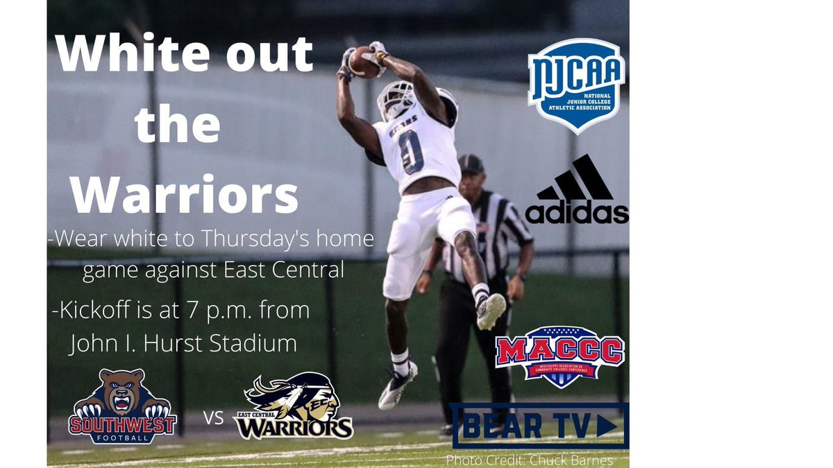 smccfootball's tweet photo. WHITE OUT‼️Come out and support 🐻🔵🔴 #ComeToTheSummit https://t.co/rzEFIV7qR9
