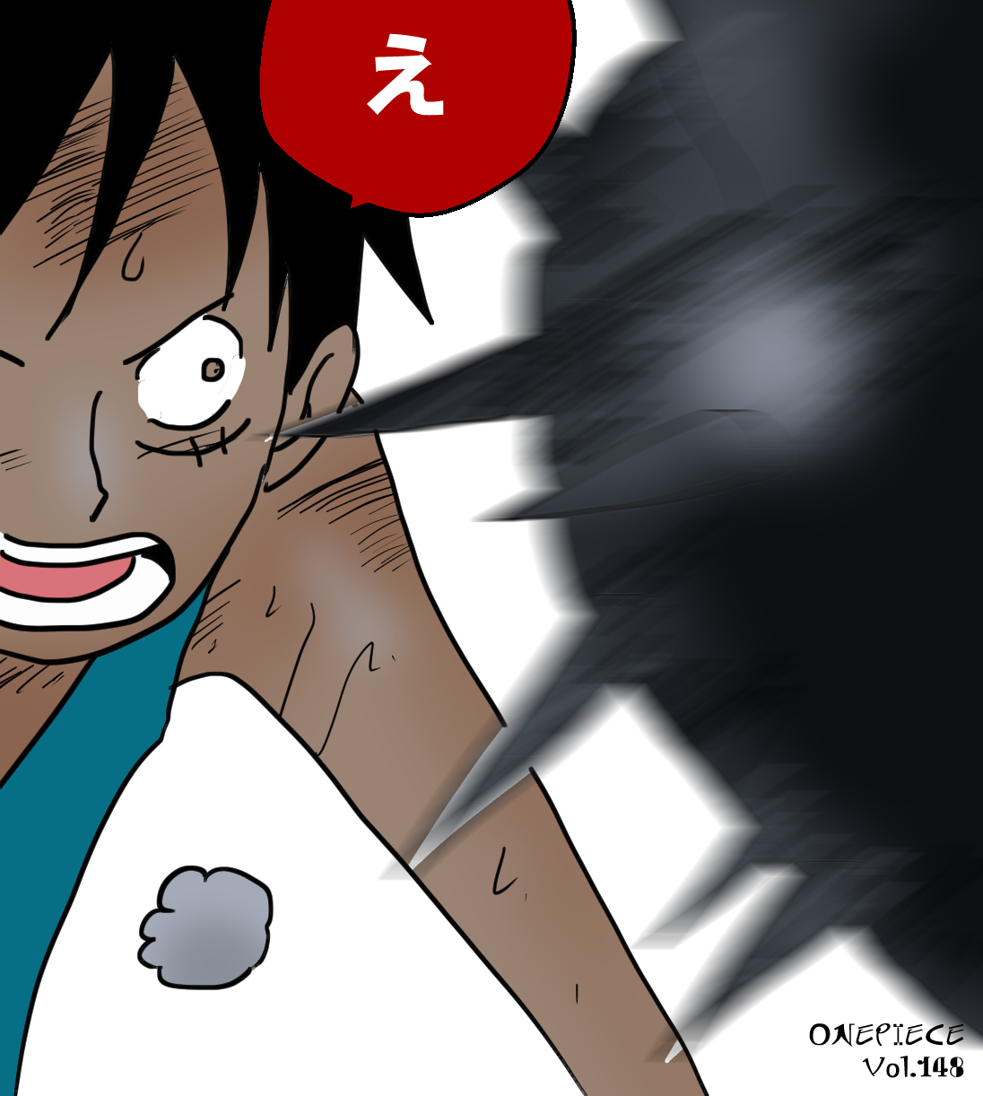 Iq Art Pa Twitter イラスト 大枠全部描いてワンピ最終回を盛り上げたひ Onepiece No 148 5000 ダメだ ルフィもあの獄卒獣の餌食に ワンピース The End 海賊の最期は やはり監獄だったか T Co R2l9coxrtl Twitter