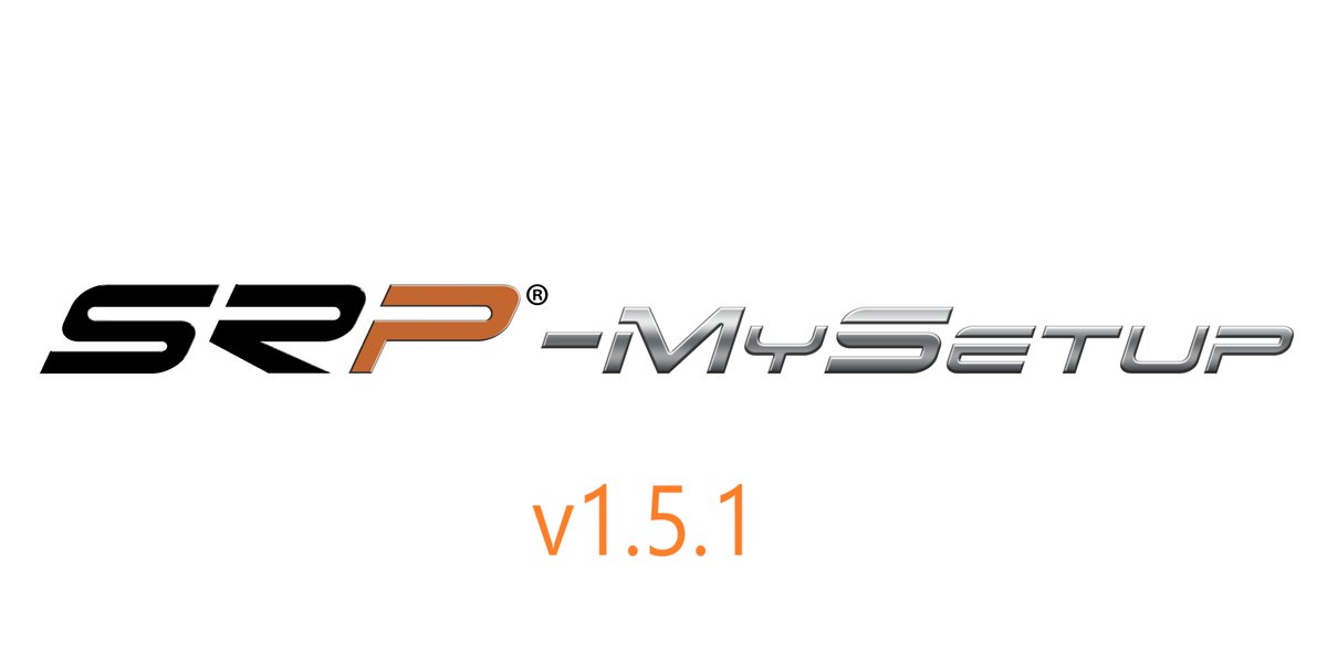SRPsimracingpro's tweet photo. New version SRP-MySetup 1.5.1.

Discover all the latest news about the software, on our YouTube channel https://t.co/8It1TGrZ6a
 
@borja_zazo @Genesis_Plan_A @Stradi81 @saxogaming @SimRacer_es @boxthislap_org @_boostedmedia 
@SimRacingGarage @LandoNorris @Carlossainz55 #Racing https://t.co/ig9xkqIiAR
