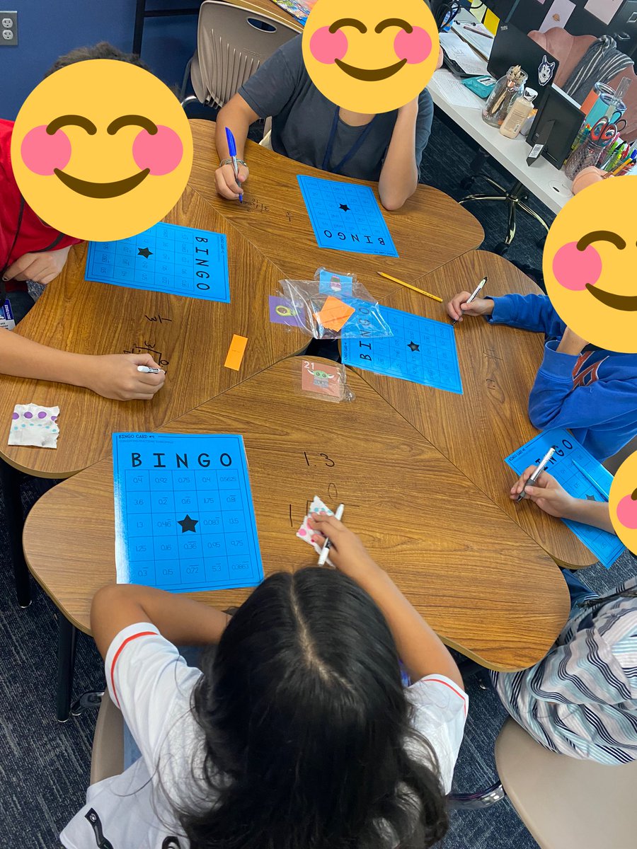 ELT time we practiced converting fractions to equivalent decimals!! Students loved leading the activity and collaborating in small groups😍 #wearehaskett #sixthgrademathrules #sixthgrade #mathisfun