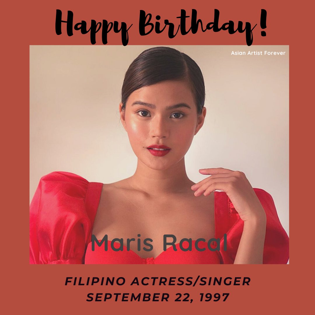 Asian_Birthday_'s tweet photo. Happy Birthday Maris Racal...
#HappyMarisDay #happymarisday #marisracal #maris #filipinoartist #filipinoactress #filipinosinger #asianartistbirthday https://t.co/EgDYKHXXOr
